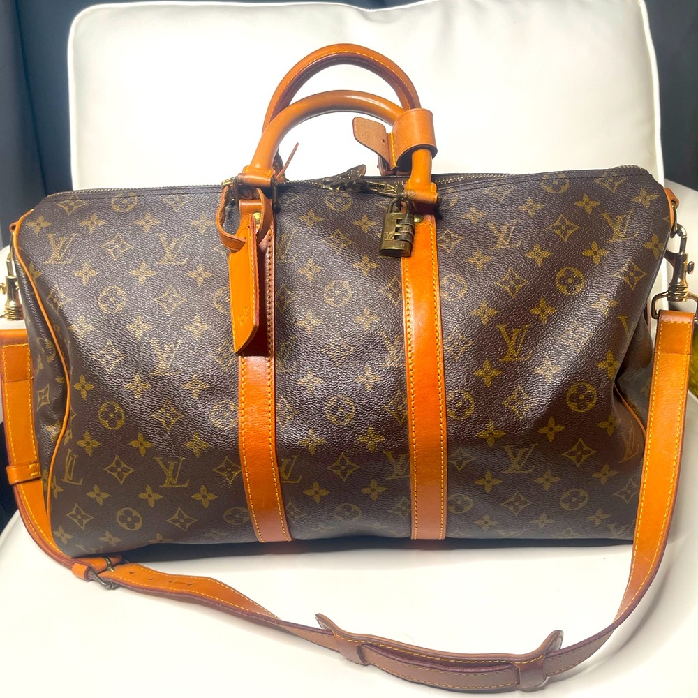 AUTHENTIC LOUIS VUITTON KEEPALL BANDOULIERE 45